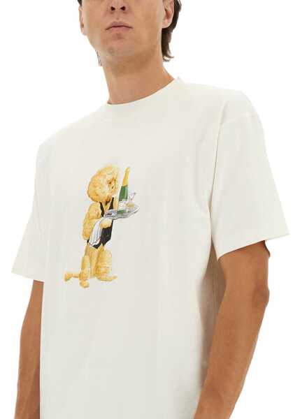 Tricouri DRLE DE MONSIEUR Poodle T-Shirt WHITE Barbati (BM 18930826) 4