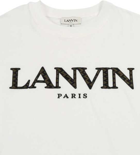Tricouri Lanvin T-Shirt With Logo WHITE Baieti (BM 18930835) 3