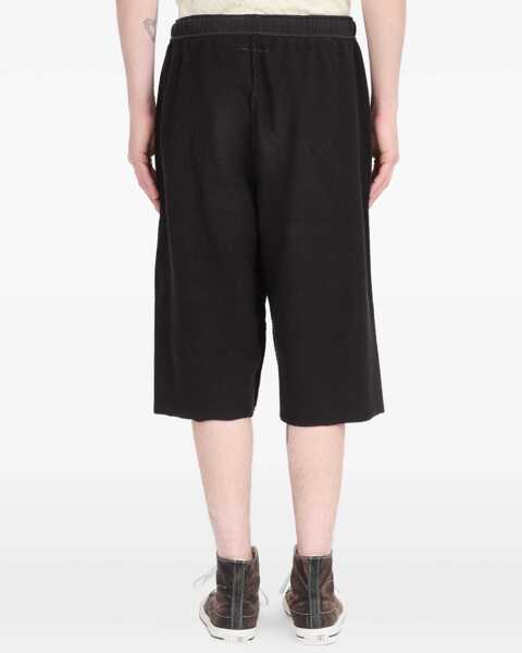 Pantaloni scurti MM6 Maison Margiela Shorts With Logo BLACK Barbati (BM 18930838) 4