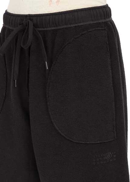 Pantaloni scurti MM6 Maison Margiela Shorts With Logo BLACK Barbati (BM 18930838) 5