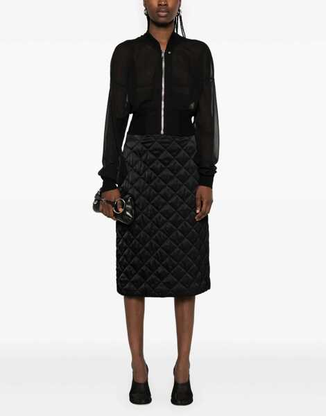 Sacouri office RICK OWENS LILIES Flight Jacket BLACK Femei (BM 18930841) 2