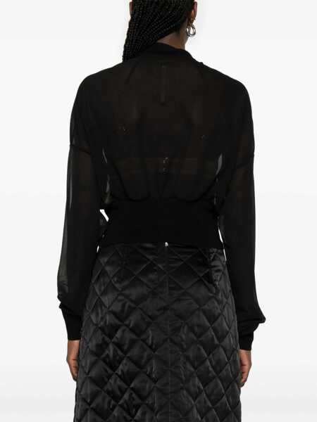 Sacouri office RICK OWENS LILIES Flight Jacket BLACK Femei (BM 18930841) 4