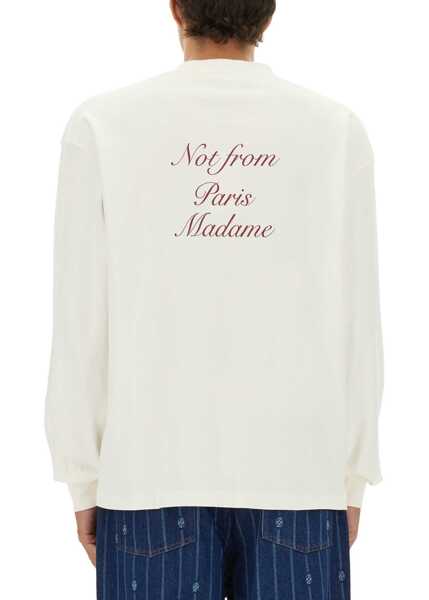 Tricouri DRLE DE MONSIEUR Cotton T-Shirt WHITE Barbati (BM 18930844) 3