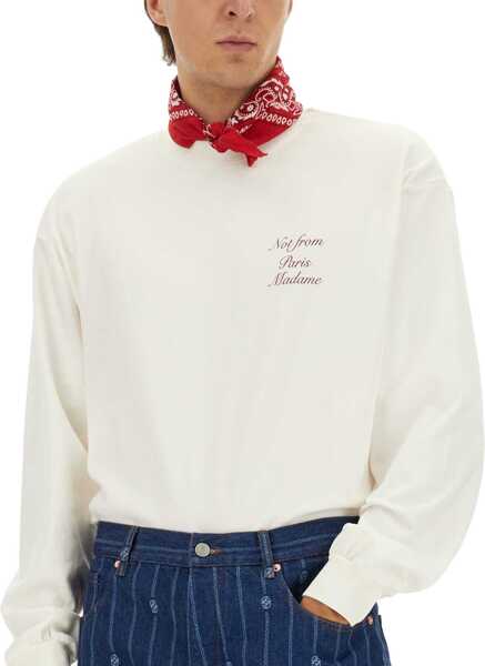 Tricouri DRLE DE MONSIEUR Cotton T-Shirt WHITE Barbati (BM 18930844) 4