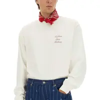 Tricouri DRÔLE DE MONSIEUR pentru Barbati - Tricouri DRLE DE MONSIEUR Cotton T-Shirt WHITE Barbati (BM 18930844) - B-mall.ro