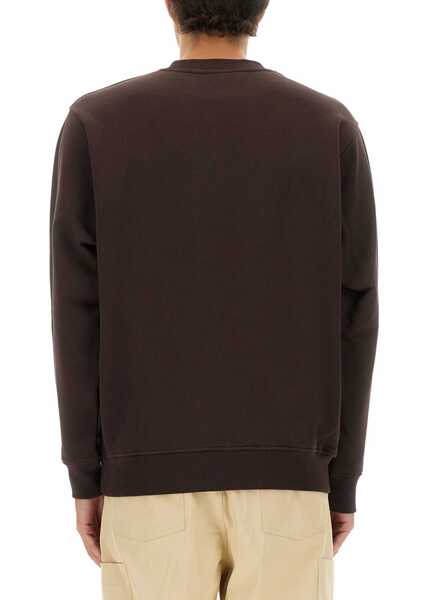 Bluze de trening DRLE DE MONSIEUR Sweatshirt With Slogan BROWN Barbati (BM 18930853) 3