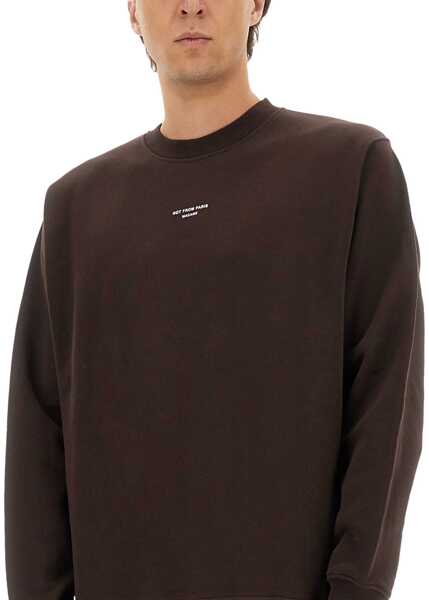 Bluze de trening DRLE DE MONSIEUR Sweatshirt With Slogan BROWN Barbati (BM 18930853) 4