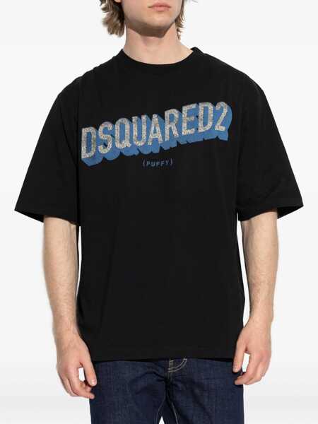 Tricouri DSQUARED2 T-Shirt With Logo BLACK Barbati (BM 18930856) 3