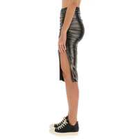 Fuste casual RICK OWENS LILIES Dama - Fuste casual RICK OWENS LILIES Draped Midi Skirt GREY Femei (BM 18930880) - B-mall.ro