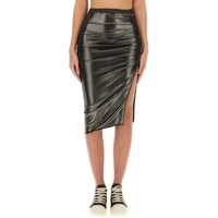 Fuste casual Draped Midi Skirt Femei