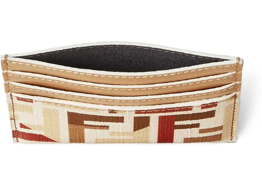 Portofele Fendi Card Holder Fendi Roma BEIGE Femei (BM 18930889) 3