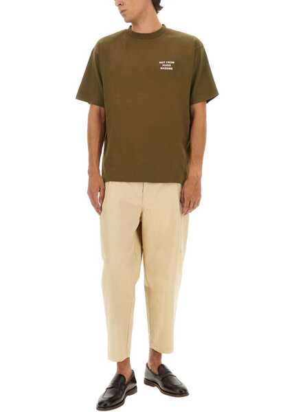 Tricouri DRLE DE MONSIEUR Cotton T-Shirt BROWN Barbati (BM 18930895) 2