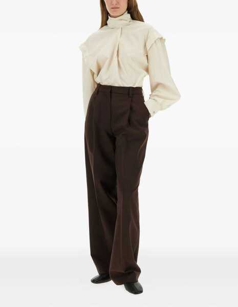 Bluze LEMAIRE Blue Ascot BEIGE Femei (BM 18930901) 2