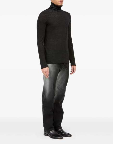 Pulovere MM6 Maison Margiela Wool Turtleneck Sweater BLACK Barbati (BM 18930934) 3