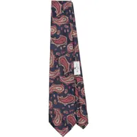 Cravate Paisley Jacquard Silk Tie Barbati