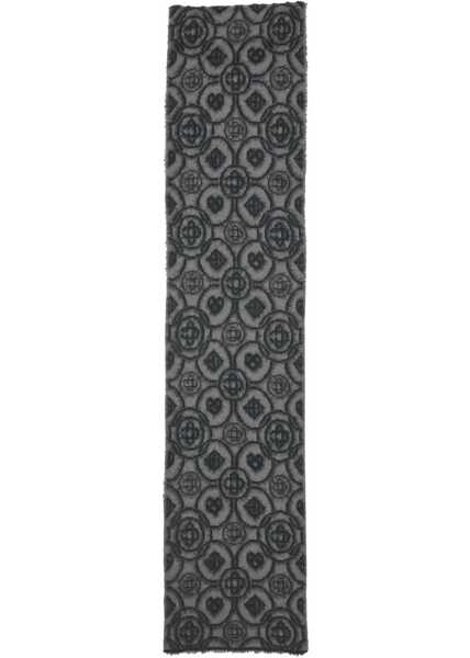 Esarfe Casablanca Monogram Fluffy Scarf GREY Barbati (BM 18930955) 2