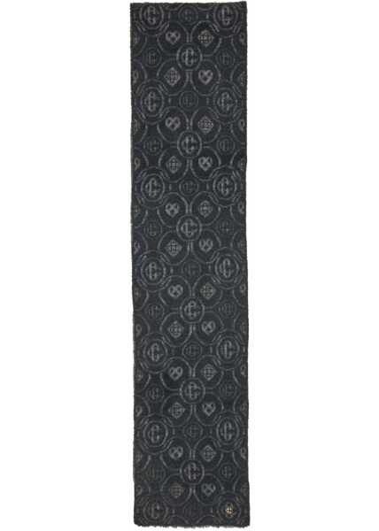 Esarfe Casablanca Monogram Fluffy Scarf GREY Barbati (BM 18930955) 1