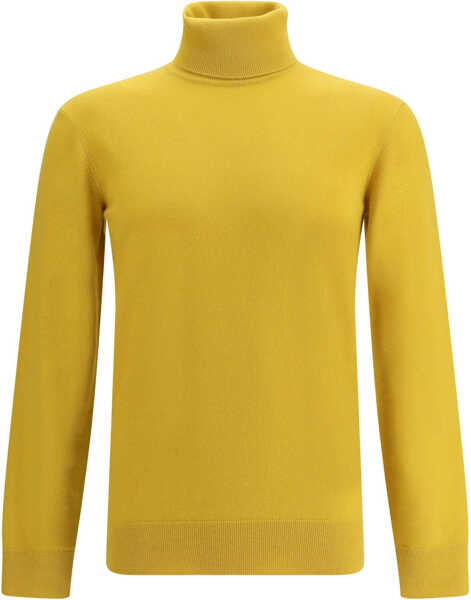 Pulovere Saint Laurent Cashmere turtleneck Sweater JAUNE TOURNESOL Barbati (BM 18931018) 1