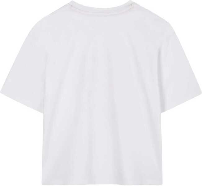 Tricouri Marc Jacobs Lipgloss Logo T-Shirt WHITE Fete (BM 18931114) 2