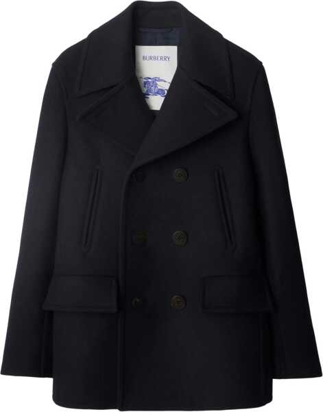 Paltoane Burberry Peacoat In Wool BLUE Barbati (BM 18931279) 1