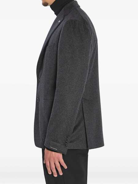 Jachete Tagliatore Single-Breasted Cashmere Jacket GREY Barbati (BM 18931312) 3