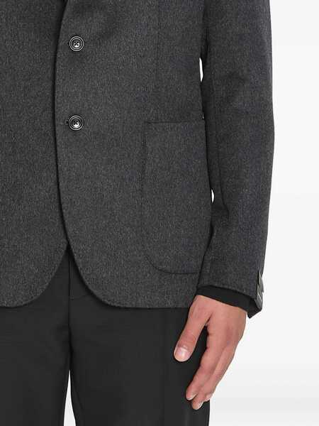 Jachete Tagliatore Single-Breasted Cashmere Jacket GREY Barbati (BM 18931312) 4