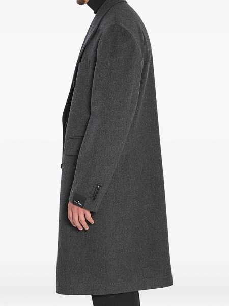 Paltoane Tagliatore Pino Lerario Double-Breasted Coat GREY Barbati (BM 18931315) 4