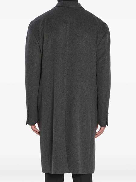 Paltoane Tagliatore Pino Lerario Double-Breasted Coat GREY Barbati (BM 18931315) 5