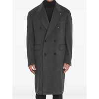 Paltoane Pino Lerario Double-Breasted Coat Barbati