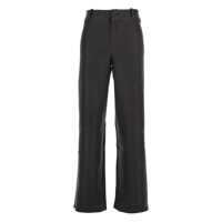 Pantaloni casual 'Marina' Brown Pants With Belt Loops In Leather Woman Femei
