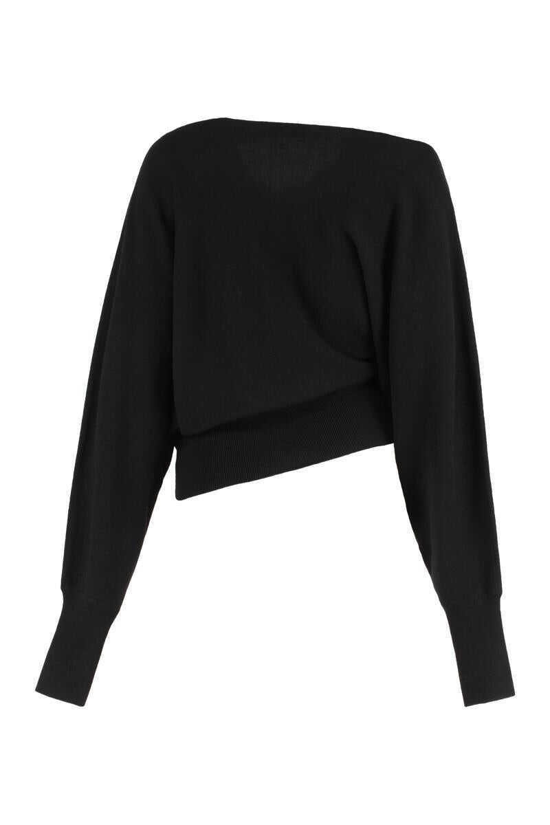 Pulovere Alberta Ferretti Alberta Ferretti Wool And Cashmere Sweater Black Femei (BM 18931566) 2