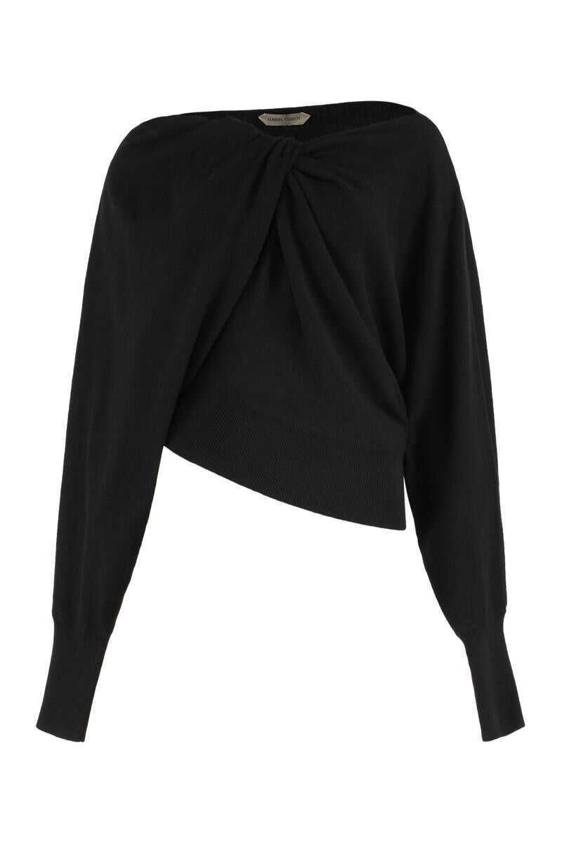 Pulovere Alberta Ferretti Alberta Ferretti Wool And Cashmere Sweater Black Femei (BM 18931566) 1