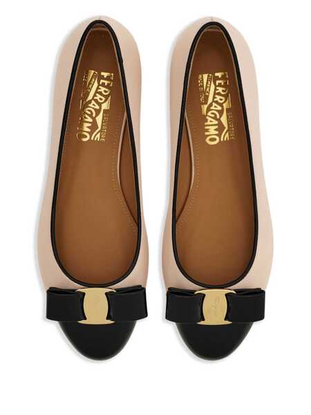 Balerini Salvatore Ferragamo Salvatore Ferragamo Flat Shoes POWDER Femei (BM 18931662) 4
