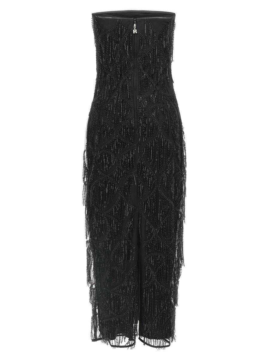 Rochii ROTATE Birger Christensen Rotate Birger Christensen Sequins Midi Tube Dress Black Femei (BM 18932388) 2