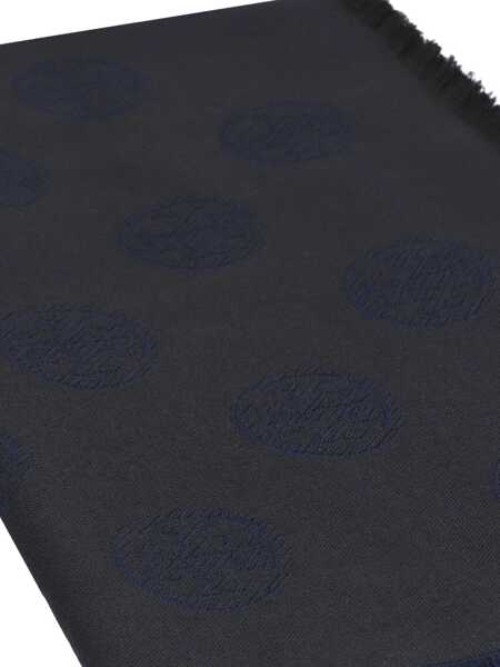 Esarfe Tory Burch Tory Burch Wool And Silk Scarf BLUE Femei (BM 18932835) 2