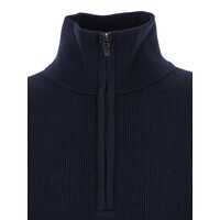 Imbracaminte Kangra pentru Barbati - Pulovere Kangra Blue Sweater With High Neck And Half Zip Closure On The Front In Wool Man BLUE Barbati (BM 18933255) - B-mall.ro