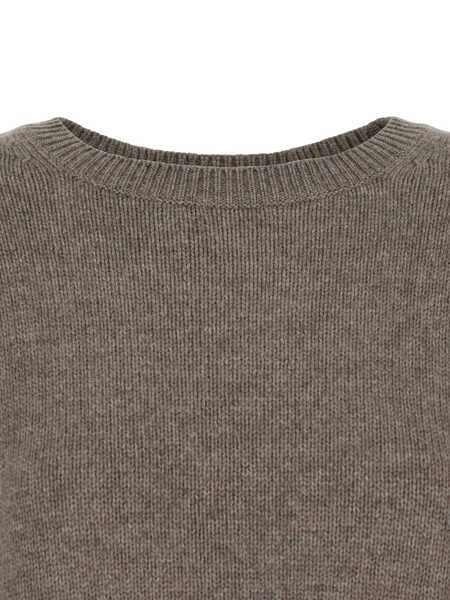 Pulovere Lisa Yang Mila Grey Sweater With Ribbed Trim In Cashmere Woman GREY Femei (BM 18933261) 3