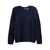 Ralph Lauren 'Julianna' Blue Sweater With Round Neck And Pony Embroidery On The Front In Wool And Cashmere Woman BLUE