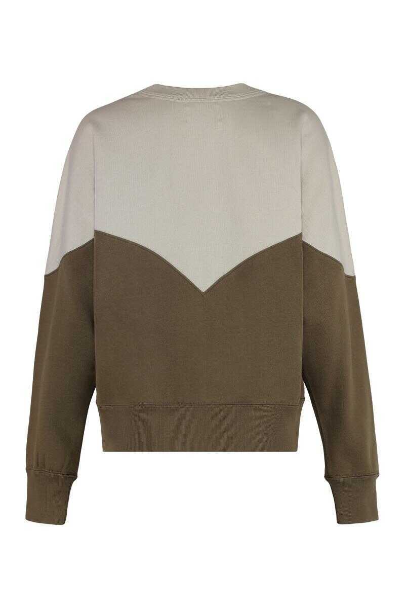 Pulovere Isabel Marant Isabel Marant toile Houston Logo Sweatshirt Beige Femei (BM 18933501) 2