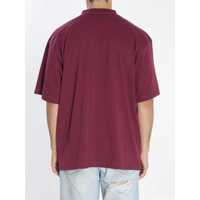 Tricouri Balenciaga pentru Barbati - Tricouri Balenciaga Bb T-Shirt In Cotton Red Barbati (BM 18933555) - B-mall.ro