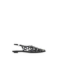 Balerini The Attico "Grid" Ballet Shoes Femei