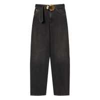 Blugi TWINSET Twinset Black Cotton Denim Jeans