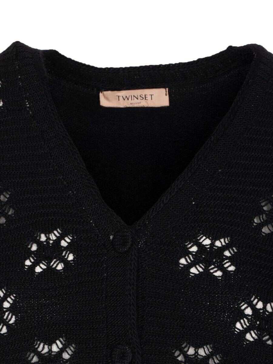 Pulovere TWINSET Twinset Sweaters Black Femei (BM 18934002) 2