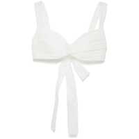 Topuri Zimmermann Crush Embroidered Linen Top Femei