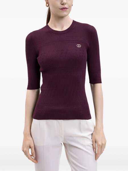 Topuri TWINSET Twinset Top PURPLE Femei (BM 18934032) 3