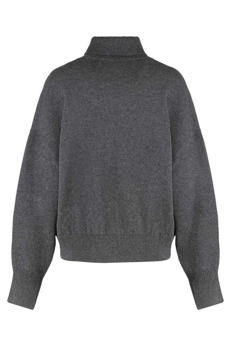 Pulovere Isabel Marant Isabel Marant toile Nasha Wool And Cotton Sweater GREY Femei (BM 18934170) 2