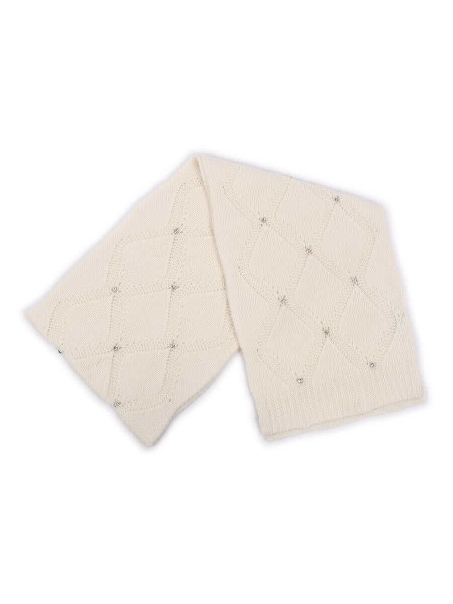 Esarfe Kangra Kangra Cashmere Scarf WHITE Femei (BM 18934236) 2