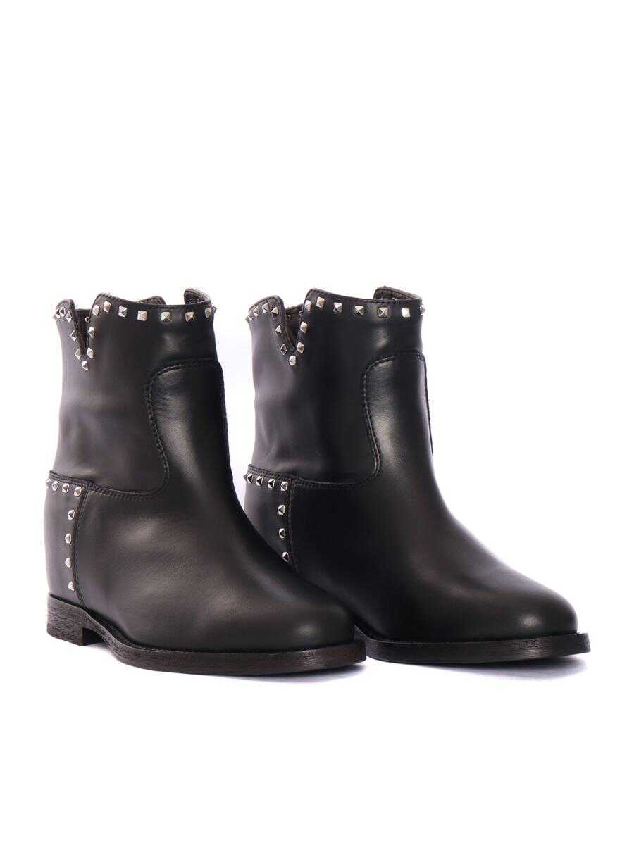 Incaltaminte Via Roma 15 Via Roma 15 Boot Black Femei (BM 18934275) 2