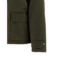 Geci Parka Dama - Geci YVES SALOMON Yves Salomon Merino Shearling Hooded Parka GREEN Femei (BM 18934326) - B-mall.ro