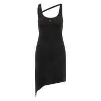 Rochii Courrèges Courrèges Asymmetrical Black Dress Femei